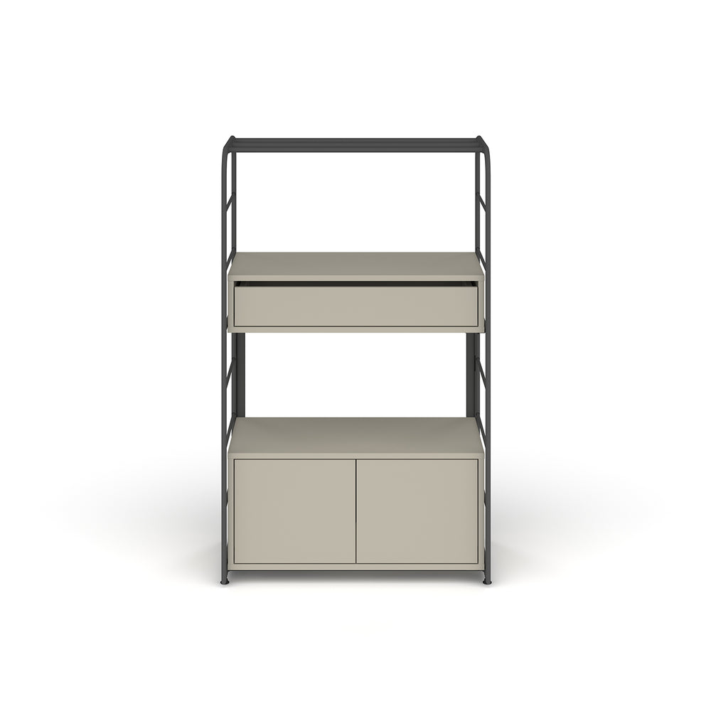 Line Metal Ofis Dolabı - 03, modern ofis depolama çözümü, Metal Ofis Dolabı, sağlam yapılı, geniş iç hacim