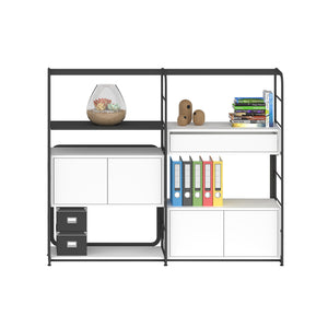 Line Metal Ofis Dolabı - 04, modern tasarımıyla ofis düzeni ve şıklığı sunan Metal Ofis Dolabı.
